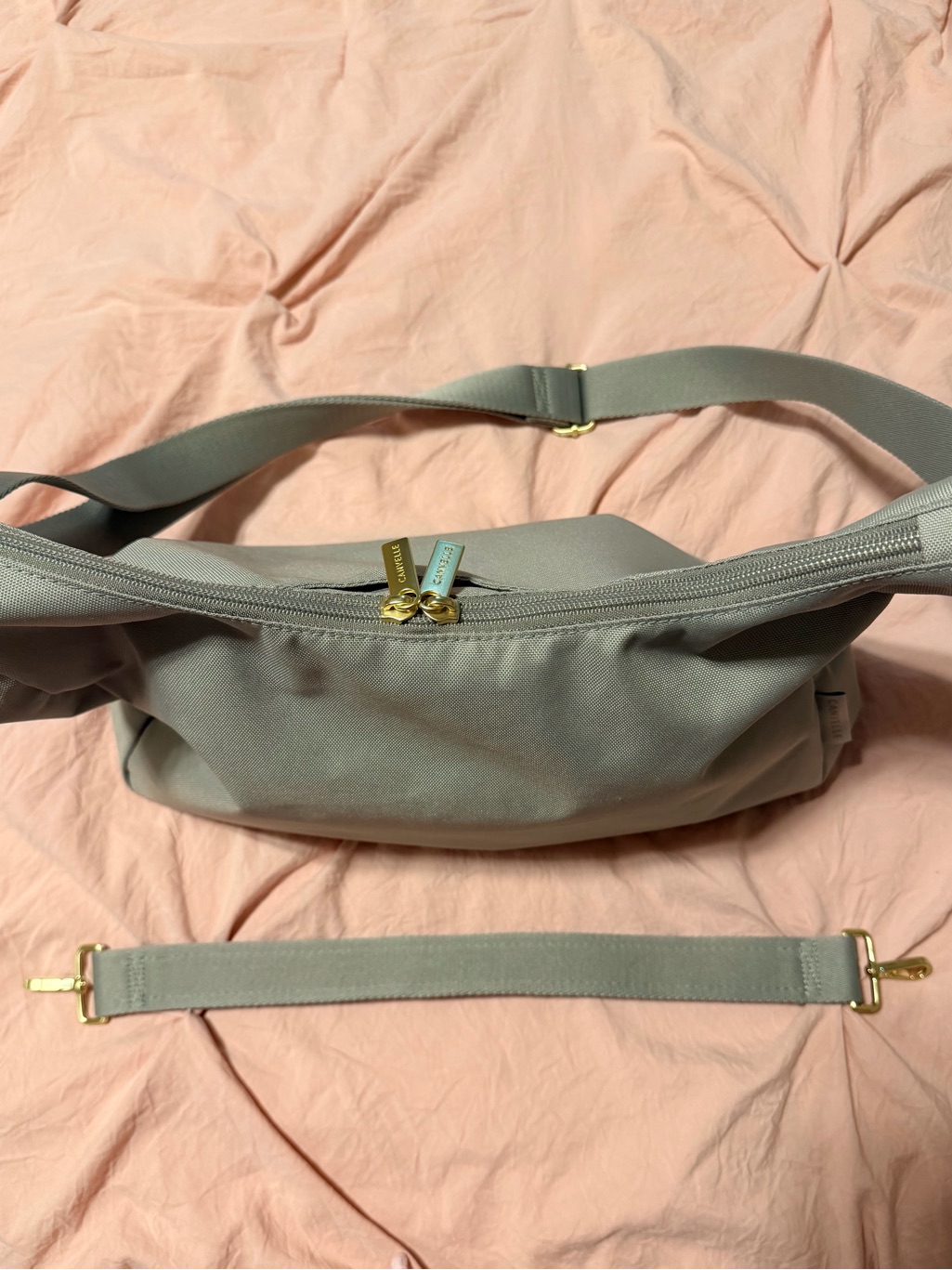 Canvelle Hobo Handbag Gray — image 6 of 8